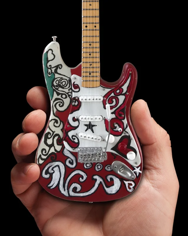 OFFICIALLY LICENSED JIMI HENDRIX MINI FENDER STRAT SAVILLE GUITAR MODEL