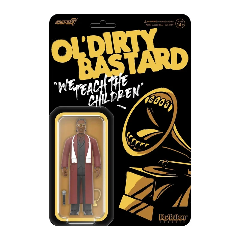 OL' DIRTY BASTARD REACTION FIGURE WAVE 4 - FOR THE CHILDREN