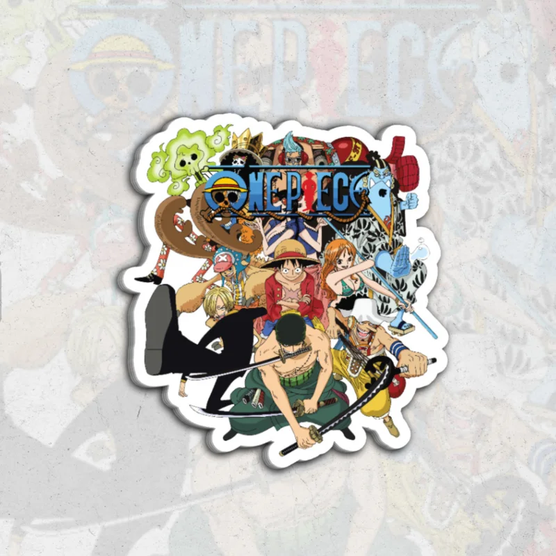 One piece group - glossy vinyl sticker