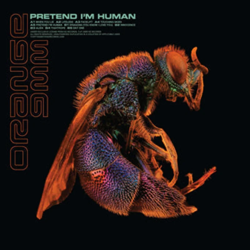 ORANGE 9MM 'PRETEND I'M HUMAN' LP - IMPORT - COLOR