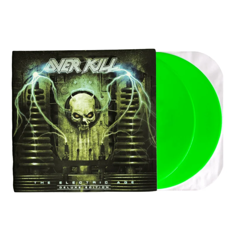 OVERKILL 'ELECTRIC AGE' 2LP - NEON GREEN