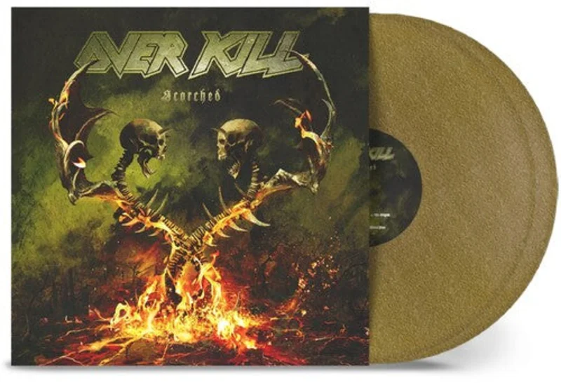 OVERKILL 'SCORCHED' 2LP - AZTEC GOLD