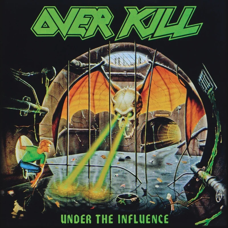 OVERKILL 'UNDER THE INFLUENCE' LP - BLACK/YELLOW
