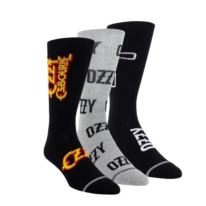 OZZY '3 PACK GIFT BOX' CREW SOCKS