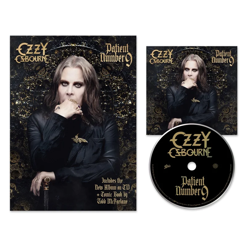 OZZY OSBOURNE 'PATIENT NUMBER 9' CD + COMIC BOOK