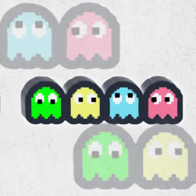 Pacman Ghost (Sk Exclusive) - glossy vinyl sticker