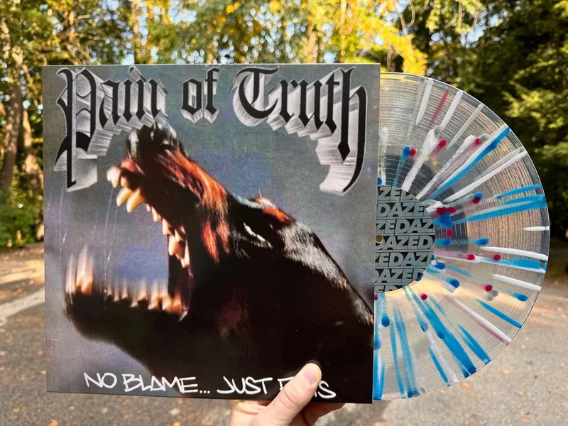 Pain Of Truth: No Blame Just Facts 12" (red/blue/clear vinyl)