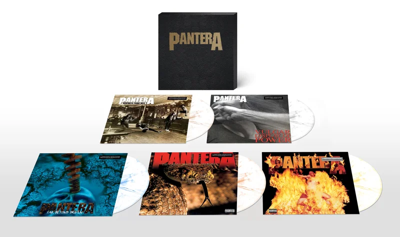 PANTERA  5 LP AND SLIPCASE COLLECTOR'S BUNDLE