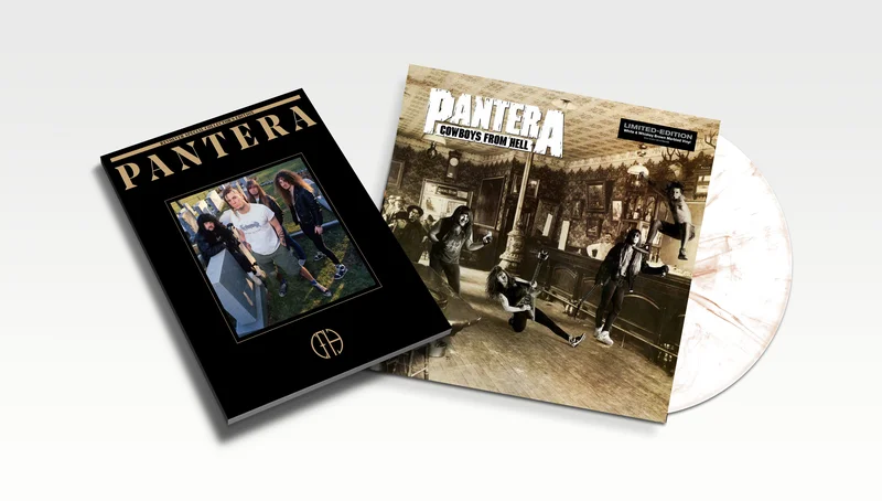 PANTERA 'COWBOYS FROM HELL' LP + BOOK OF PANTERA SPECIAL COLLECTOR'S EDITION BUNDLE