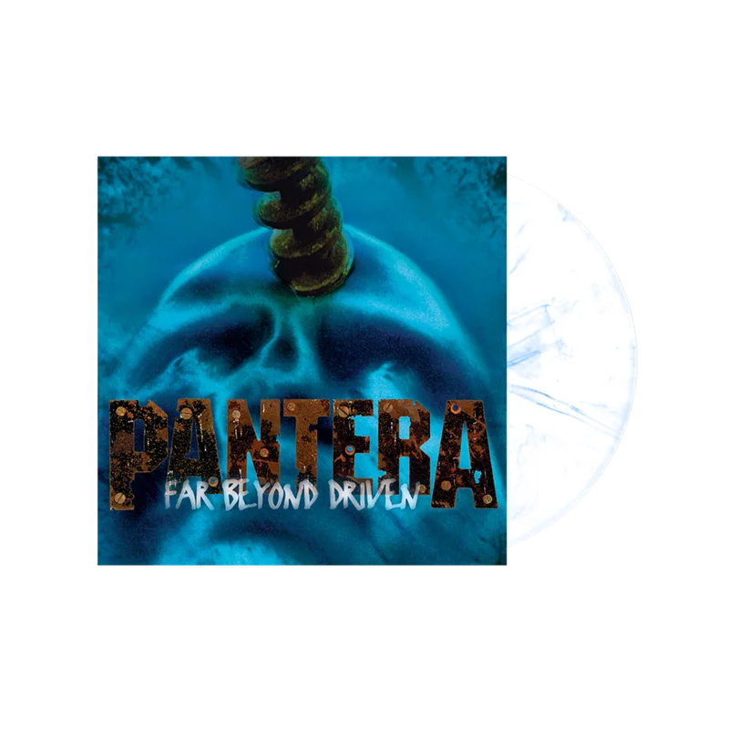 PANTERA - FAR BEYOND DRIVEN - BLUE & WHITE MARBLED COLOR - VINYL LP