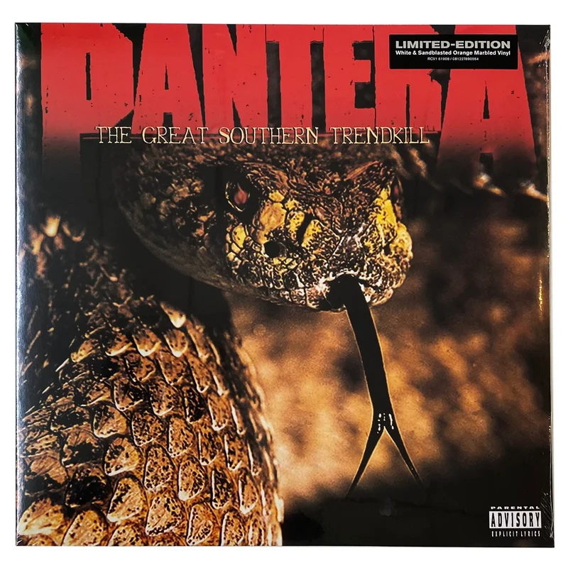 Pantera: Great Southern Trendkill 12" (White/Sandblasted Orange vinyl)