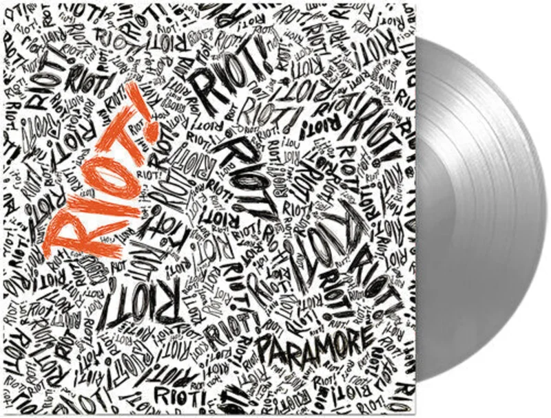 PARAMORE 'RIOT!' FBR 25TH ANNIVERSARY EDITION LP - SILVER