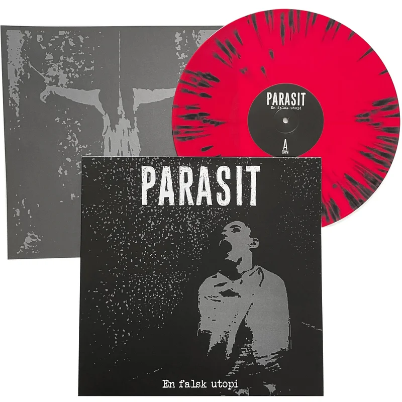 Parasit: En Falsk Utopi 12" Red/Black Splatter Vinyl
