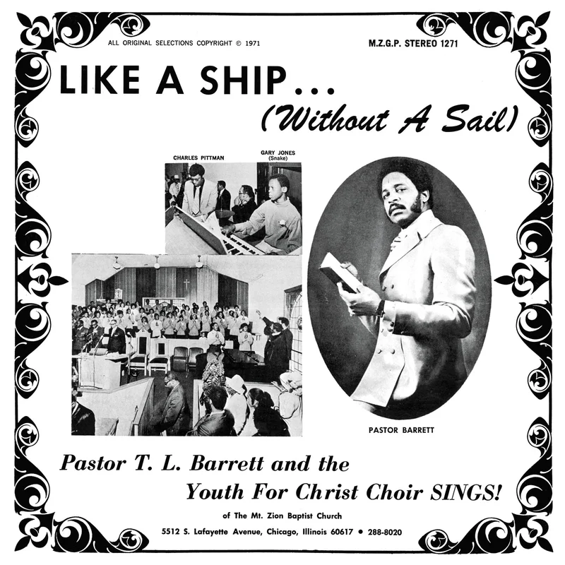 Pastor T.L. Barrett & The Youth For Christ Choir: Like A Ship 12"