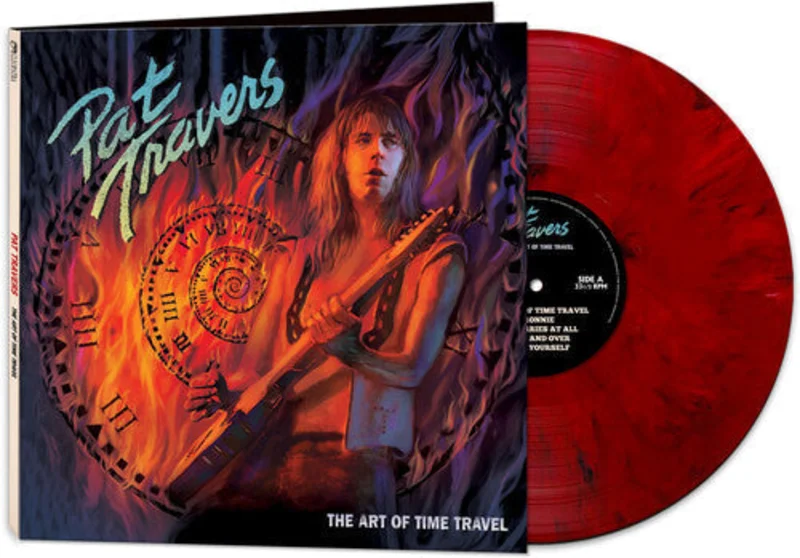 PAT TRAVERS 'ART OF TIME TRAVEL' LP - RED MARBLE