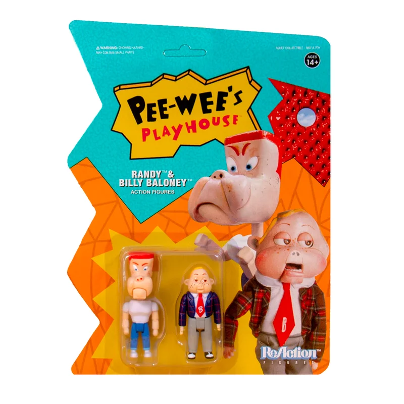 PEE-WEE'S PLAYHOUSE REACTION FIGURE - RANDY & BILLY BALONEY