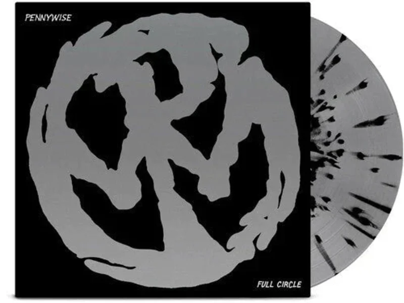 PENNYWISE 'FULL CIRCLE' ANNIVERSARY EDITION LP - SILVER/BLACK/SPLATTER