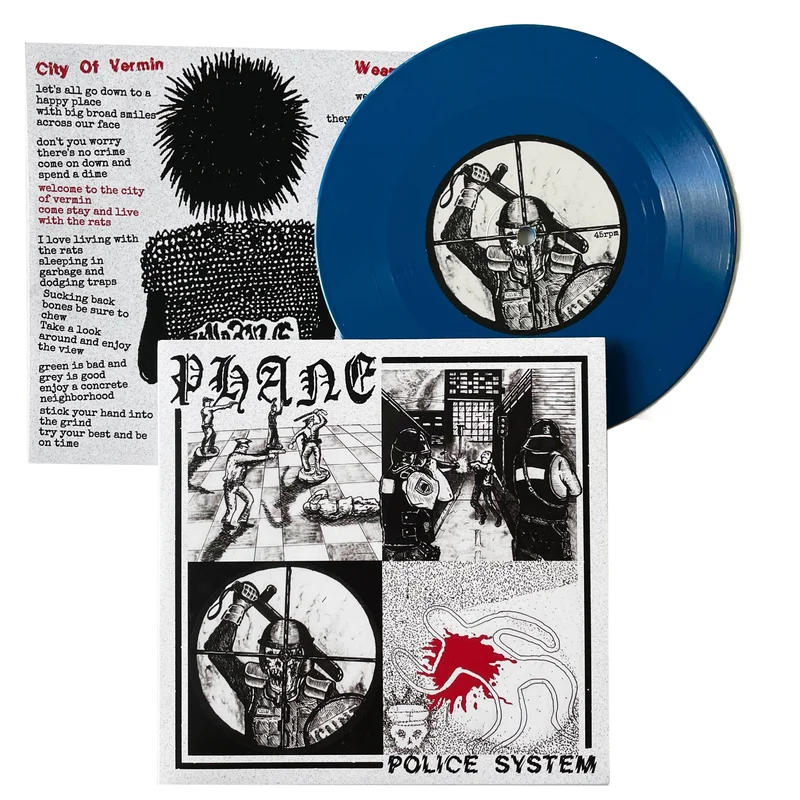 Phane: Police System 7" Blue Vinyl