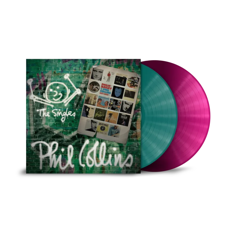 PHIL COLLINS - THE SINGLES - COLOR - 2-LP - VINYL LP