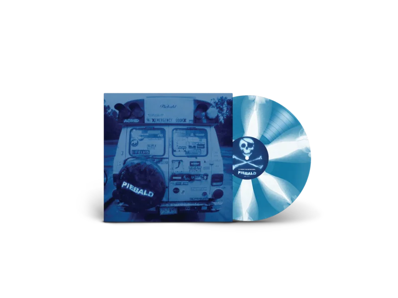 PIEBALD IF IT WEREN'T FOR VENETIAN BLINDS, IT WOULD BE CURTAINS FOR US ALL LP (Exclusive  Limited to 100, Blue/White Thunderbolts Vinyl)