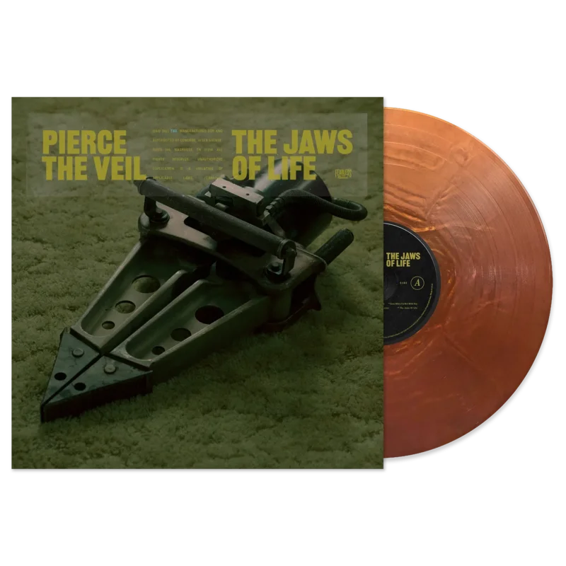 PIERCE THE VEIL THE JAWS OF LIFE LP - EXCLUSIVE - LTD. 500 - METALLIC COPPER
