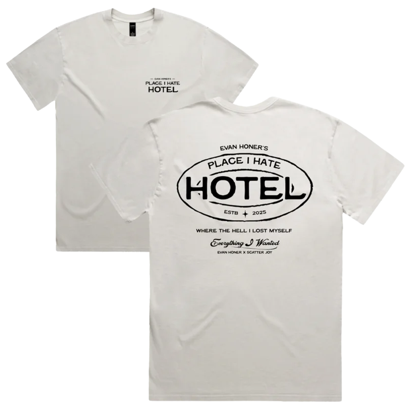 Place I Hate Hotel Tee (Evan Honer x Scatter Joy)
