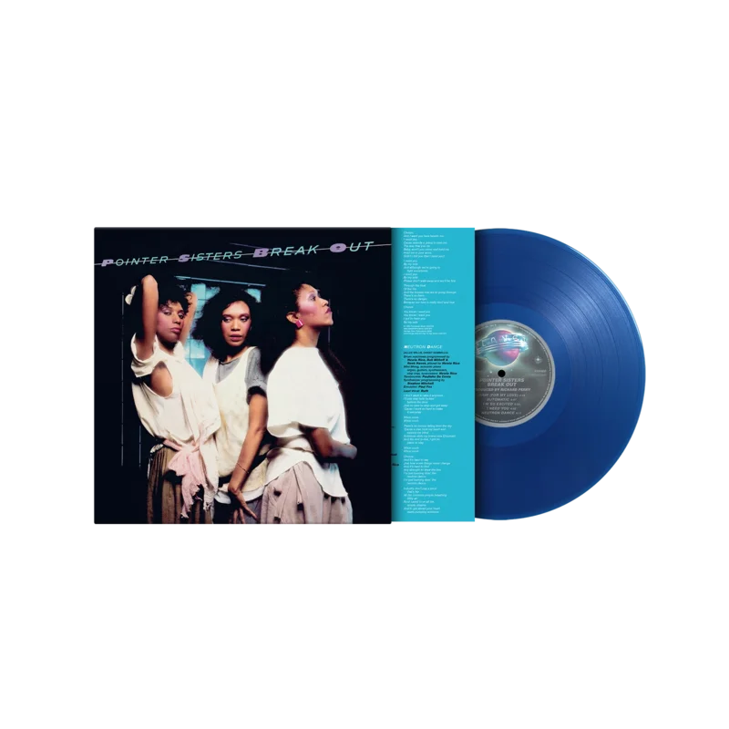 POINTER SISTERS - BREAK OUT - TRANSLUCENT BLUE COLOR - VINYL LP