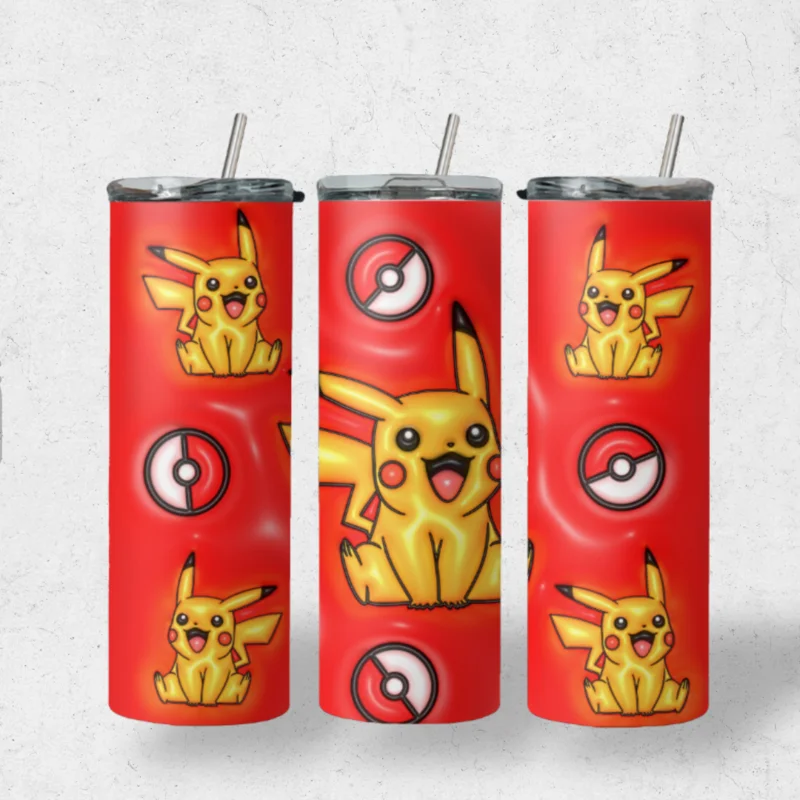 Pokmon pikachu red tumbler