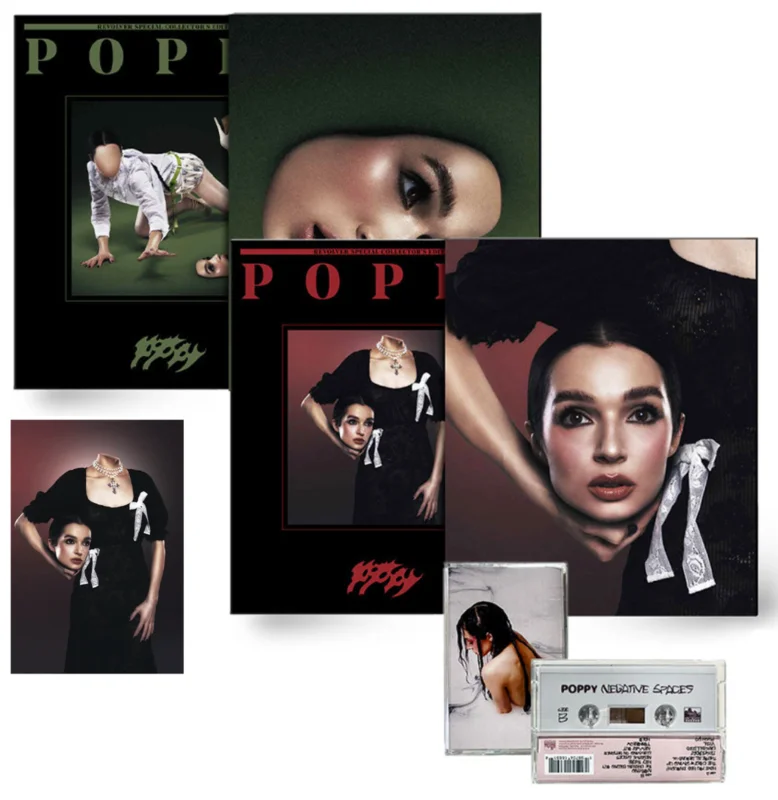 POPPY x REVOLVER SPECIAL ARTIST OF THE YEAR MAGAZINE IN SLIPCASE w/ NEGATIVE SPACES CASSETTE & EXCLUSIVE LENTICULAR