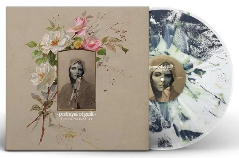 PORTRAYAL OF GUILT 'SUFFERING IS A GIFT' LP - CLEAR/OLIVE BONE/BEER/SPLATTER