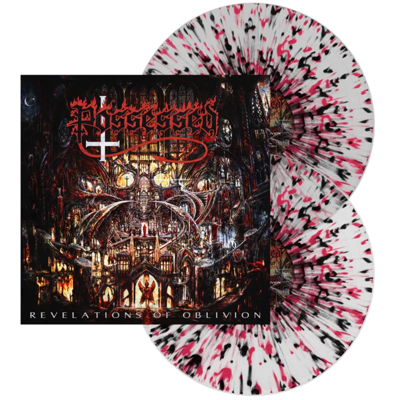 POSSESSED 'REVELATIONS OF OBLIVION' 2LP - CLEAR/RED/BLACK/SPLATTER