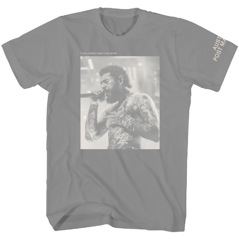 POST MALONE GRAY PHOTO  F/SL gray