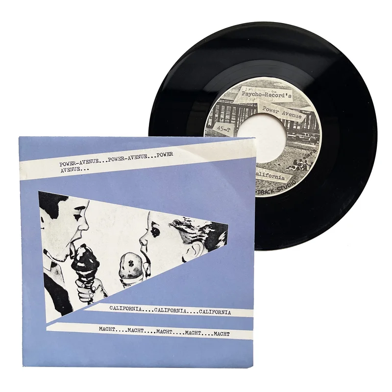 Power Avenue: California / Macht 7" (1982 dead stock)