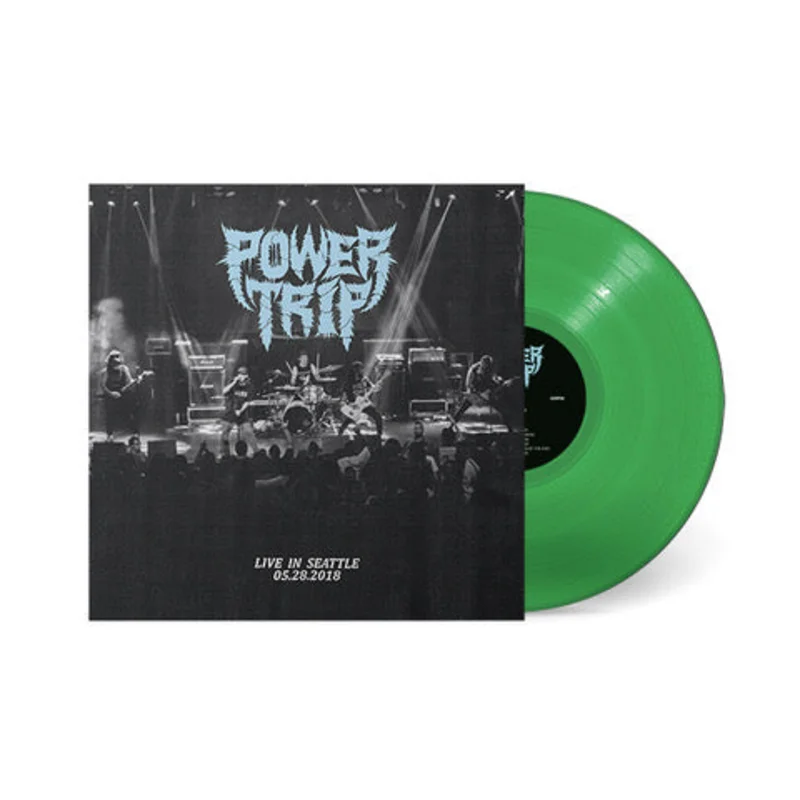 POWER TRIP 'LIVE IN SEATTLE' LP - TRANSLUCENT GREEN