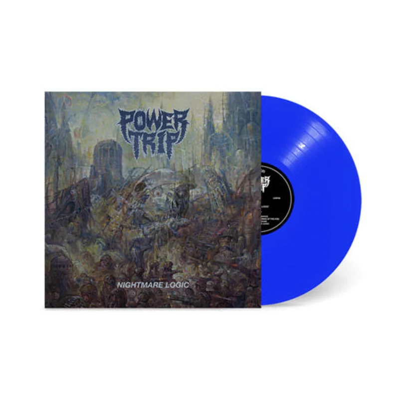 POWER TRIP 'NIGHTMARE LOGIC' RILEY GALE FOUNDATION EDITION LP - OPAQUE BLUE