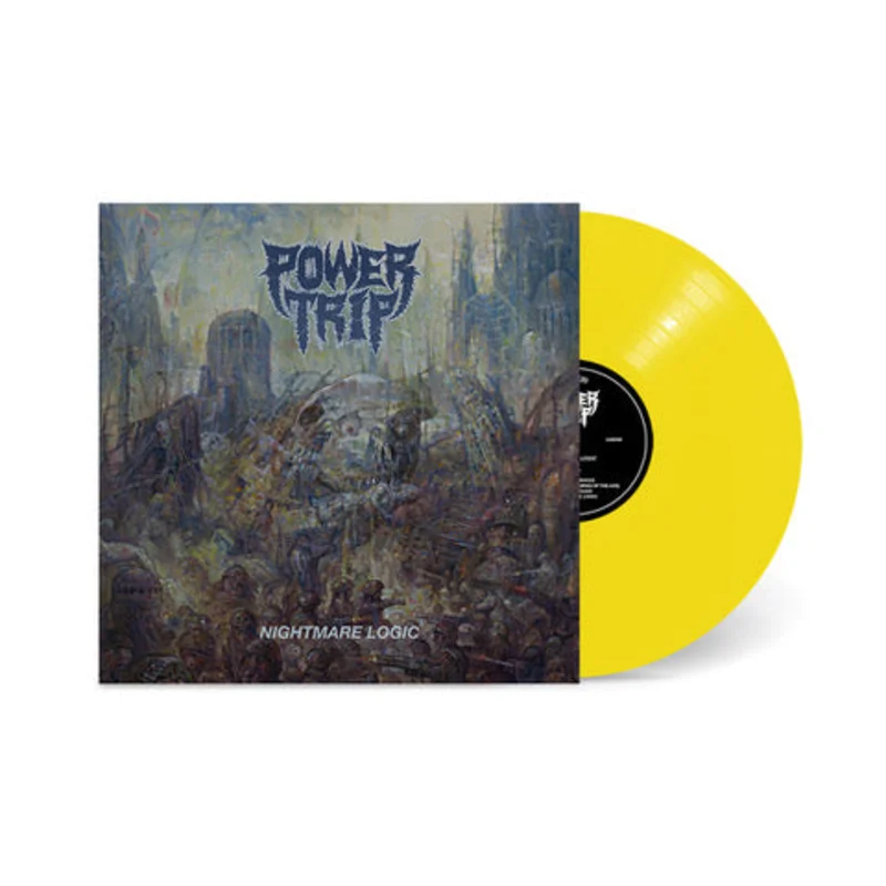 POWER TRIP 'NIGHTMARE LOGIC' RILEY GALE FOUNDATION EDITION LP - OPAQUE YELLOW