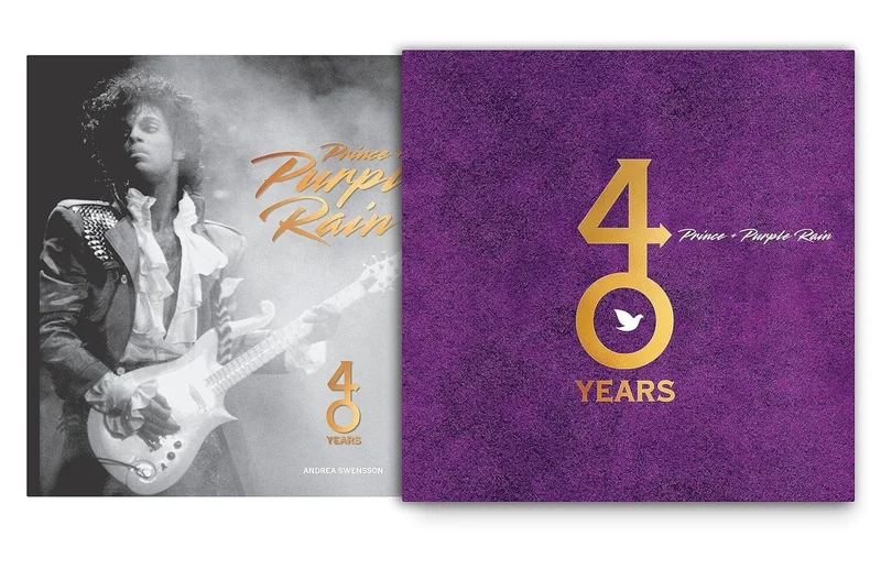 PRINCE - PRINCE AND PURPLE RAIN - HARDCOVER - BOOK