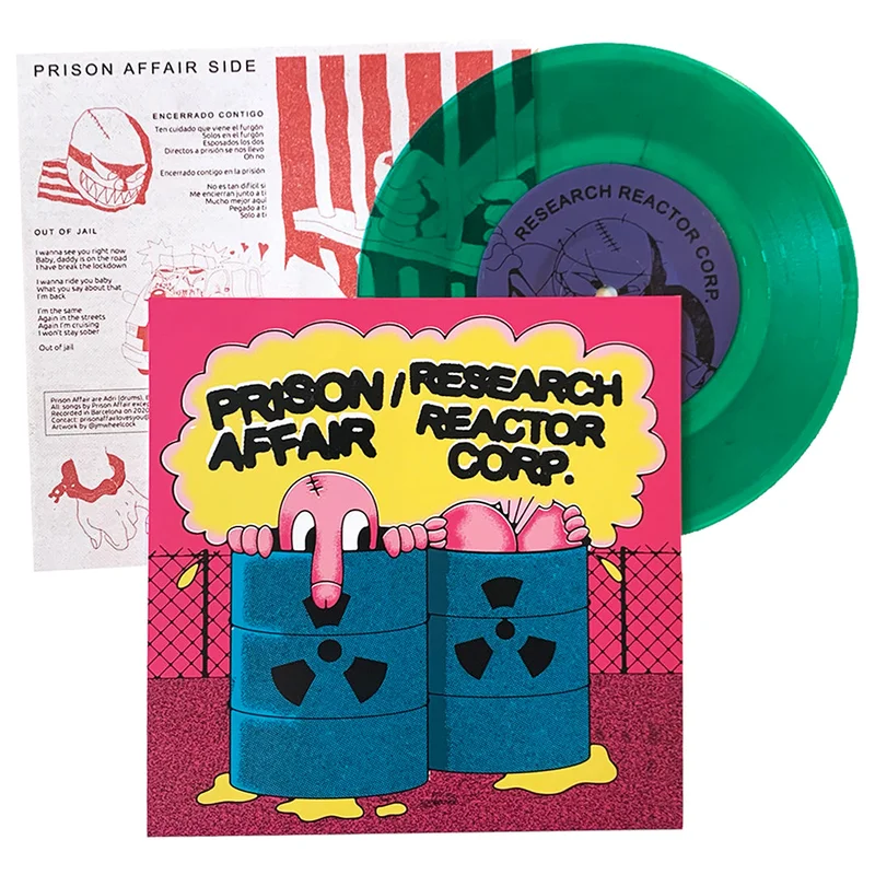 Prison Affair/Research Reactor Corp.: Split 7" (US pressing)