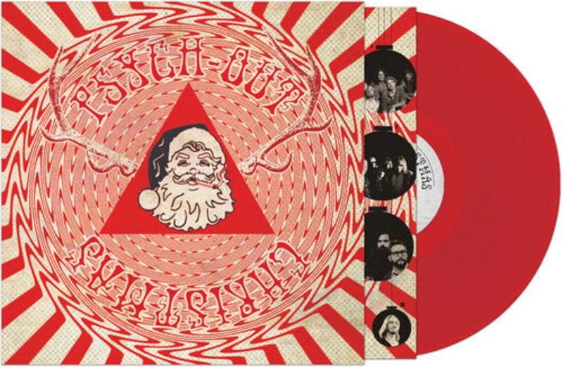PSYCH OUT CHRISTMAS LP FT. IGGY POP, THE FUZZTONES, SLEAPY SUN & MORE - RED