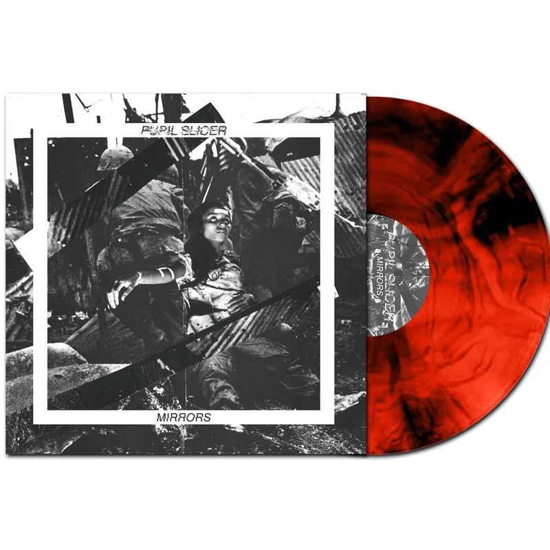 PUPIL SLICER 'MIRRORS' LP - RED/BLACK/SWIRLS