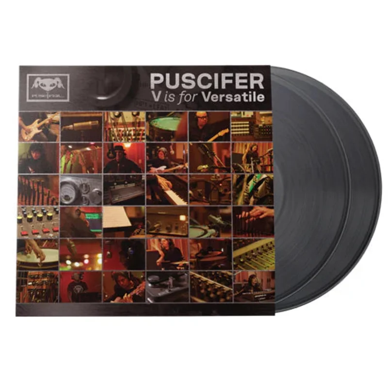 PUSCIFER V IS FOR VERSATILE 2LP - TRANSLUCENT BLACK
