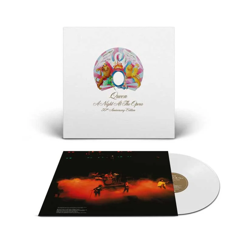 QUEEN - A NIGHT AT THE OPERA - 50TH ANNIVERSARY EDITION - CLEAR COLOR - VINYL LP