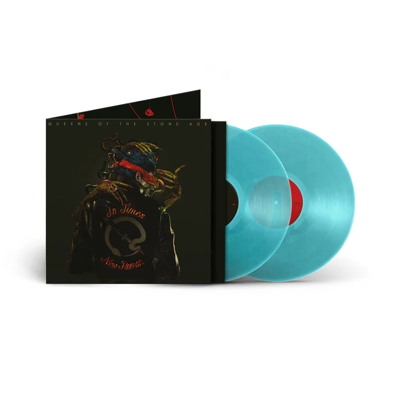 QUEENS OF THE STONE AGE 'IN TIMES NEW ROMAN...' LP - CLEAR BLUE
