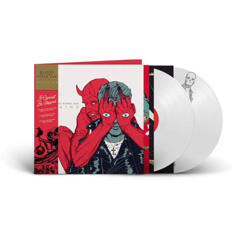 QUEENS OF THE STONE AGE 'VILLAINS' 2LP - OPAQUE WHITE