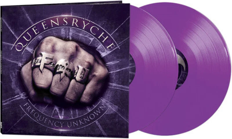 QUEENSRYCHE 'FREQUENCY UNKNOWN' LP - PURPLE