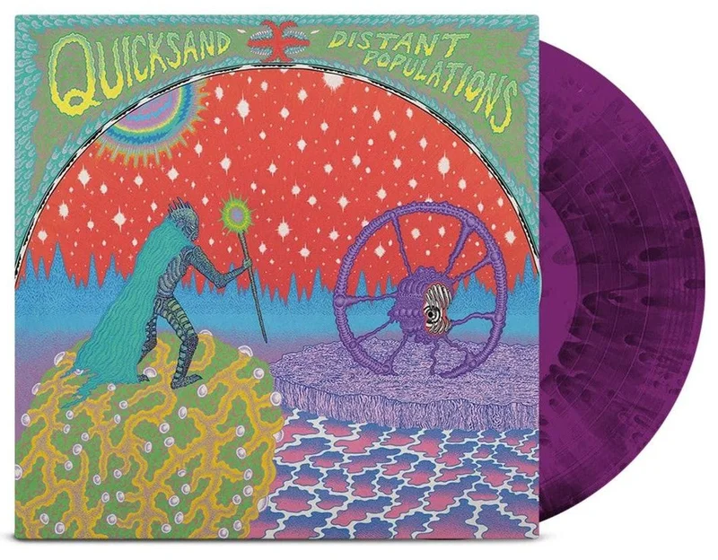QUICKSAND 'DISTANT POPULATIONS' LP - CLOUDY PURPLE