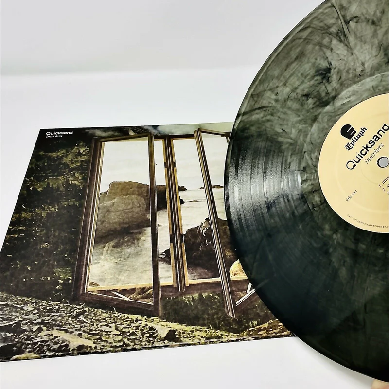 QUICKSAND 'INTERIORS' LP - CLEAR/BLACK SMOKE