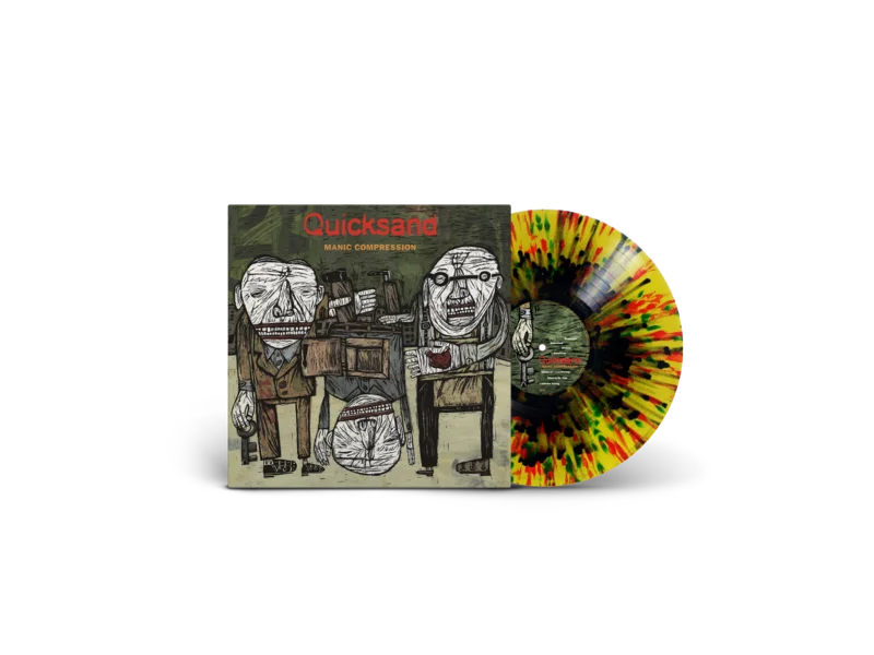 QUICKSAND MANIC COMPRESSION 30TH ANNIVERSARY LP (Exclusive  Limited to 400, Yellow Landmine Splatter Vinyl)