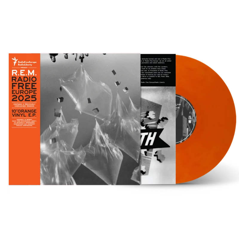 R.E.M. - RADIO FREE EUROPE 2025 - LIMITED INDIE EXCLUSIVE - ORANGE COLOR - 10" VINYL EP