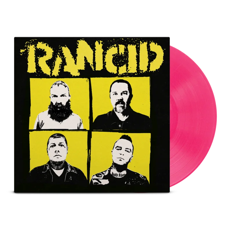 RANCID TOMORROW NEVER COMES LP - EXCLUSIVE - LTD. 500 - OPAQUE NEON PINK